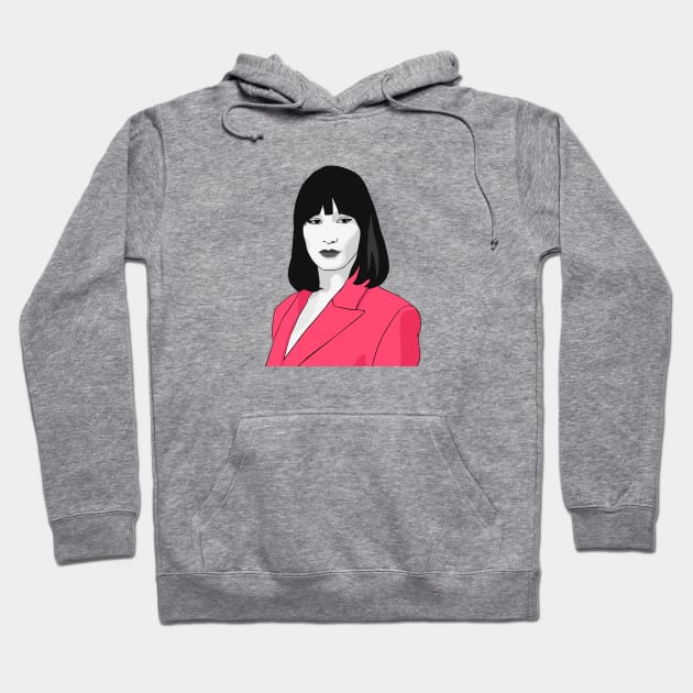 Lady In Pink Hoodie by honeydesigns